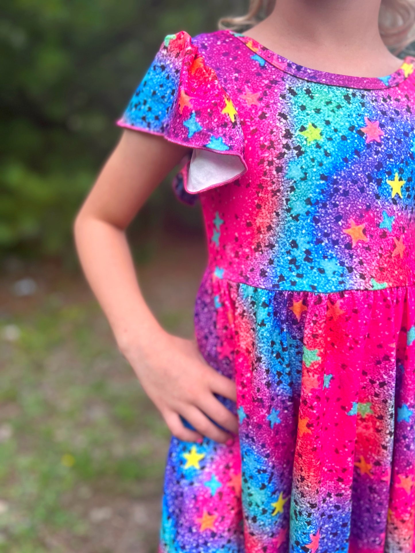 Vibrant Ombré Stars