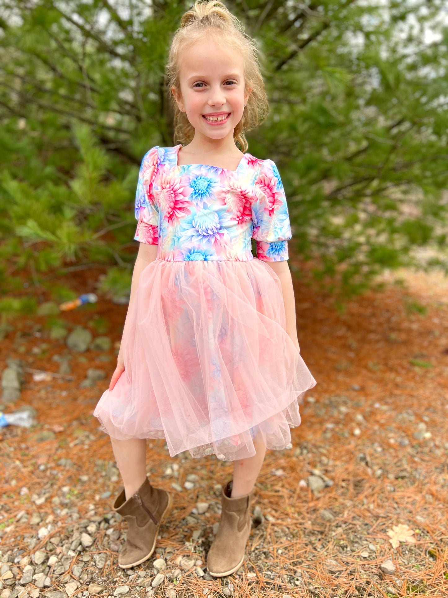 Dalia's Floral tulle