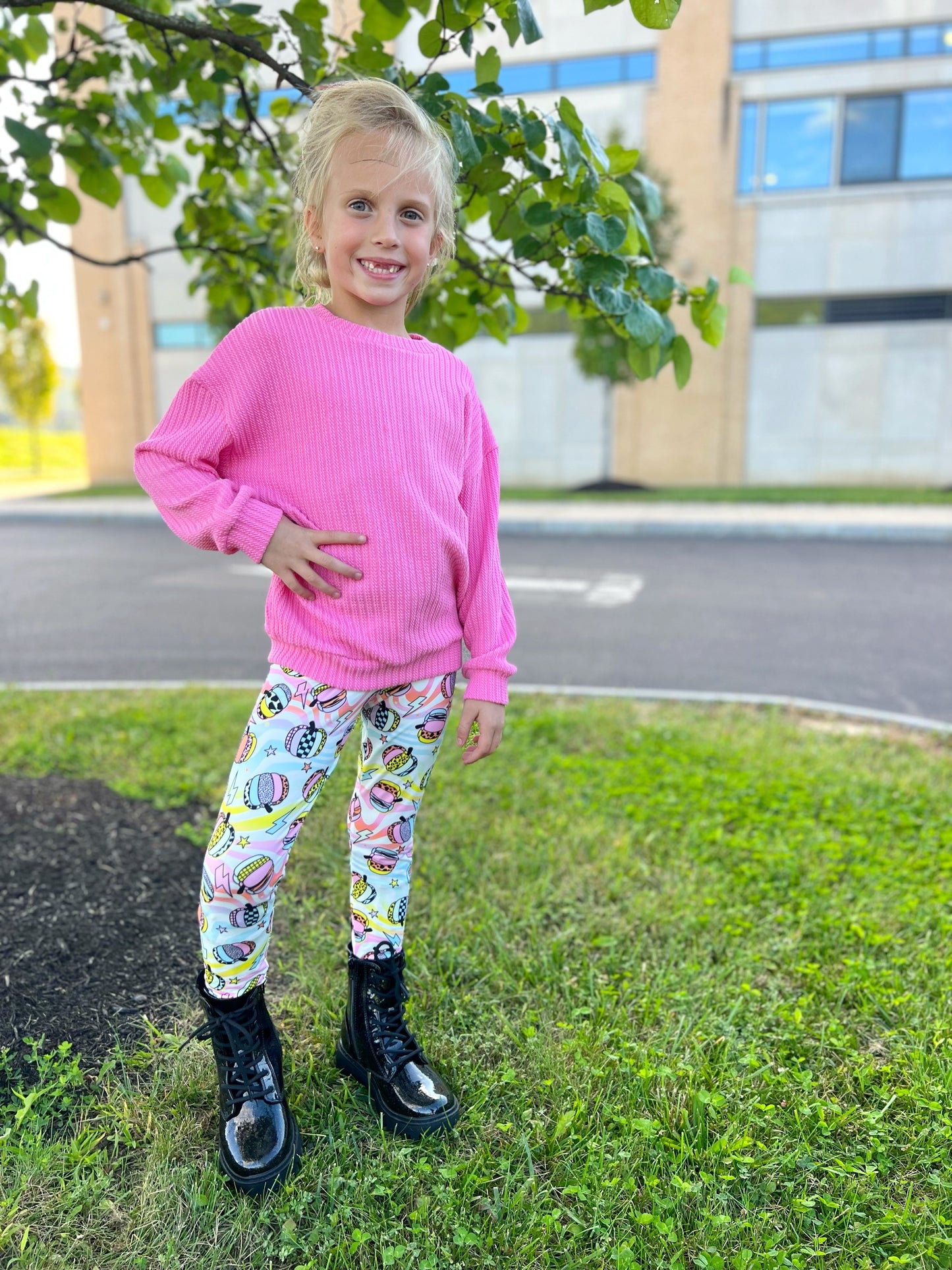 Retro Pumpkin legging