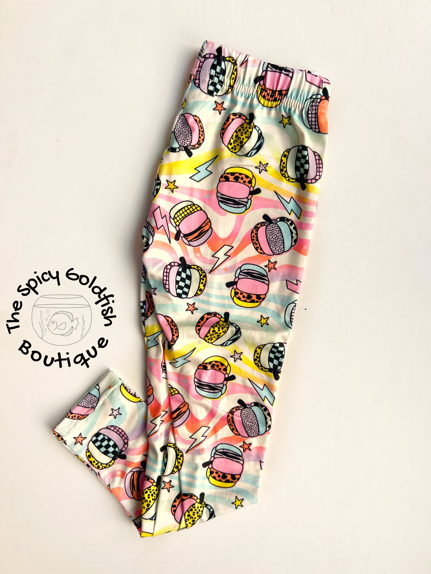 Retro Pumpkin legging