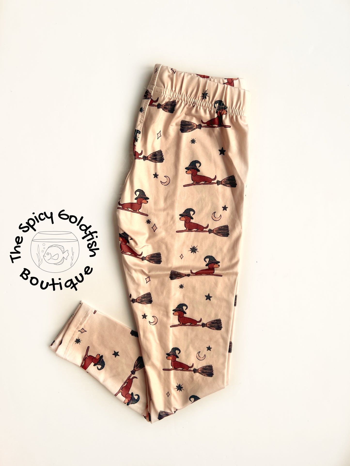 Dog brooms leggings