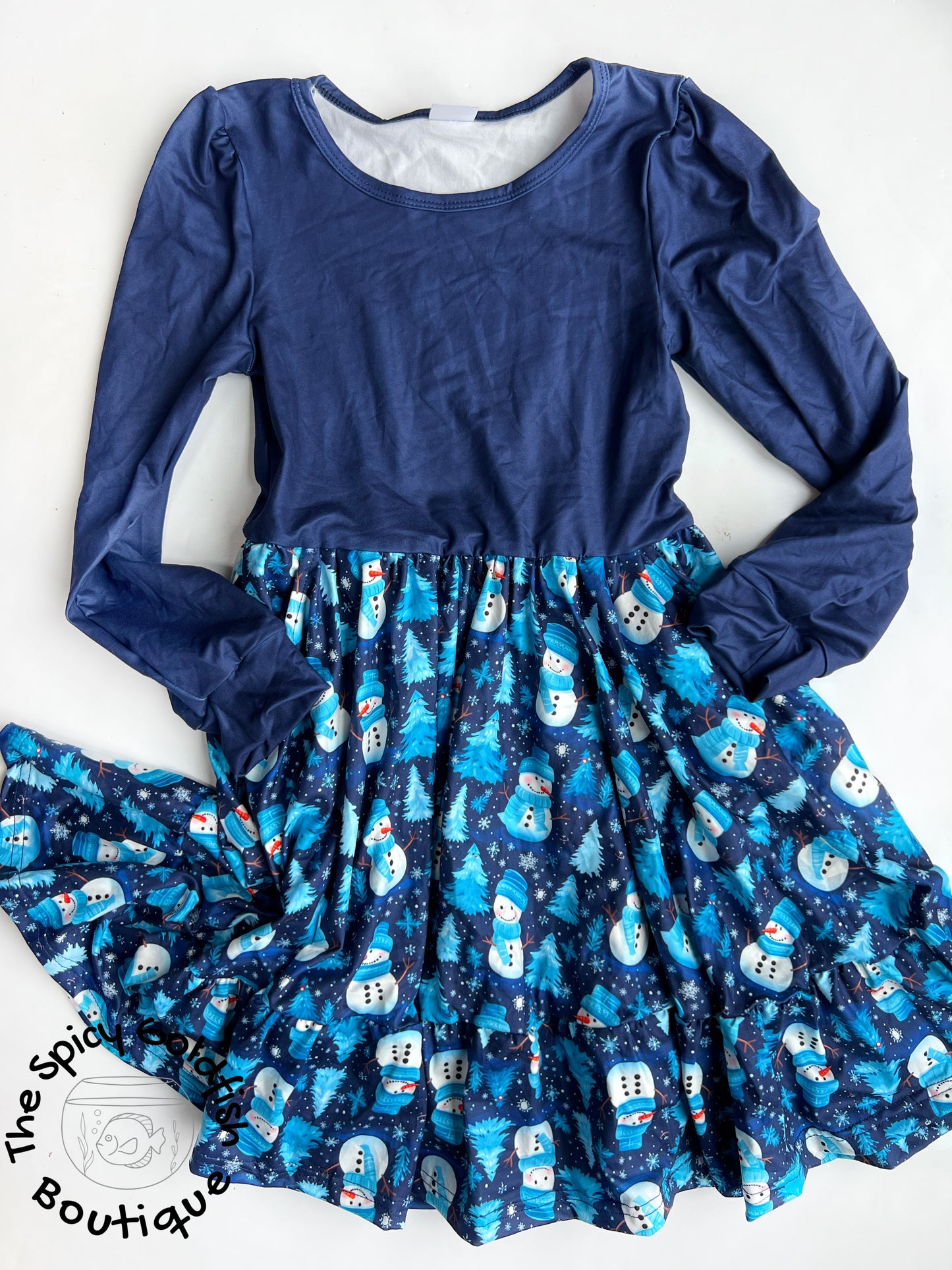 Blue Snowman
