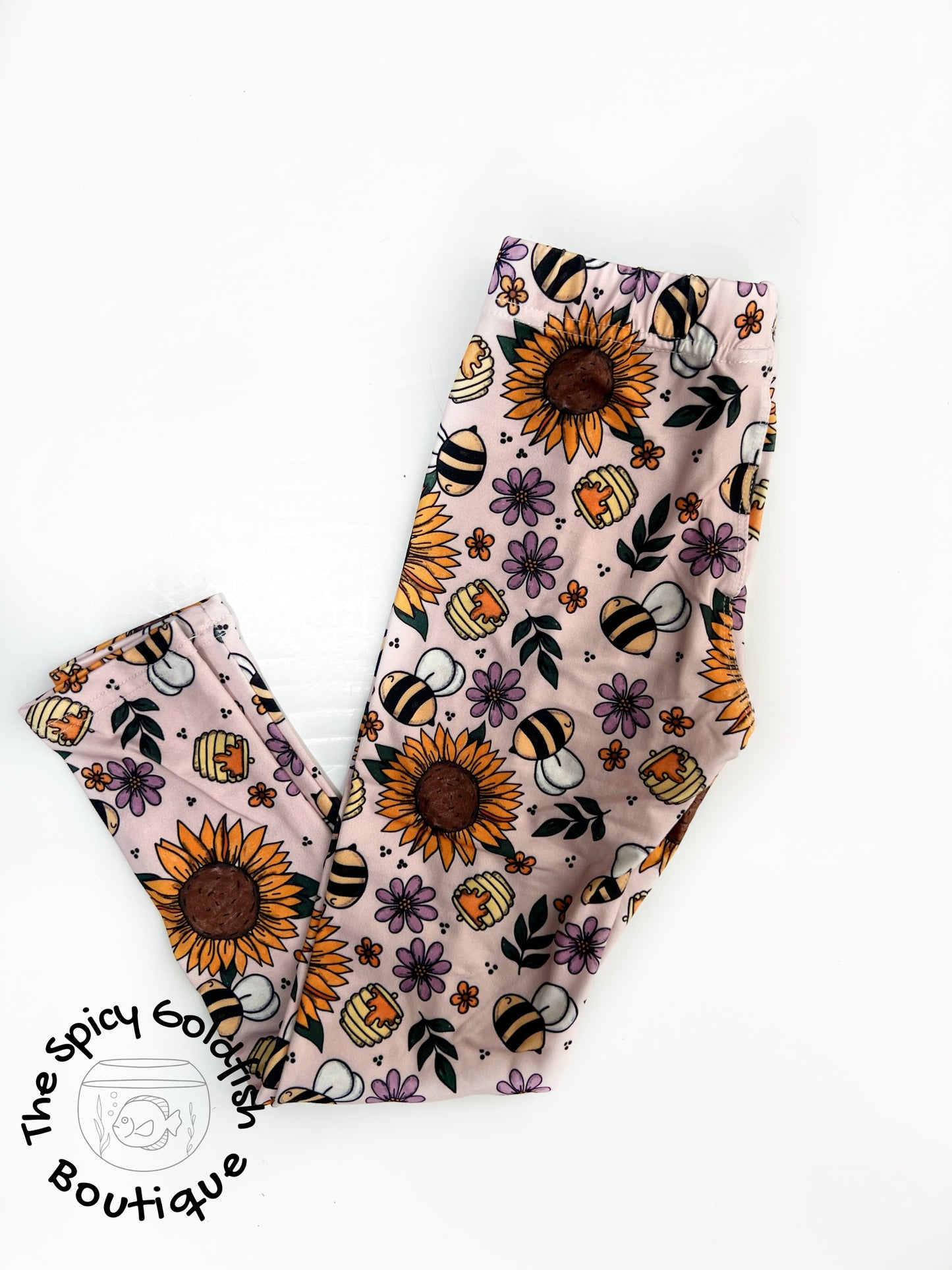 Sunflower & Bee leggings