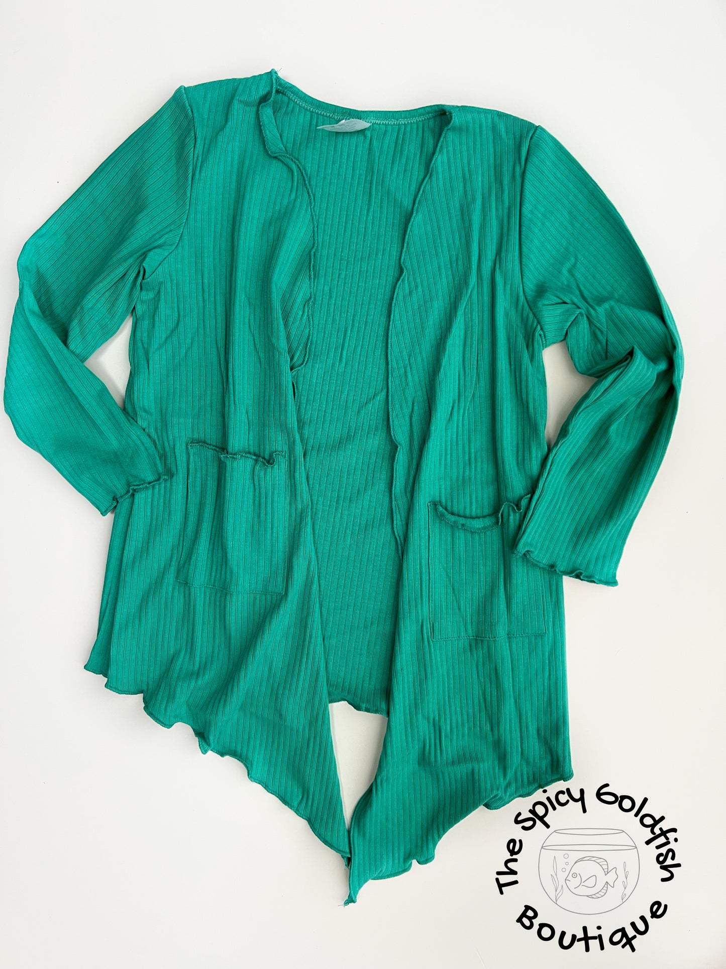 Teal Cardinal Sweater