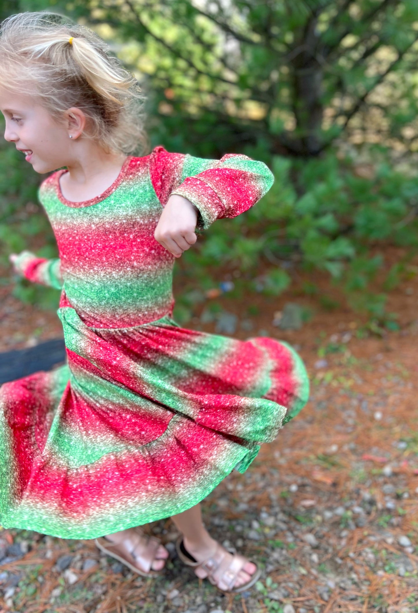 Red Green Glitter