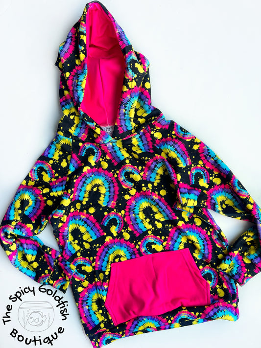 Rainbow vibe hoodie