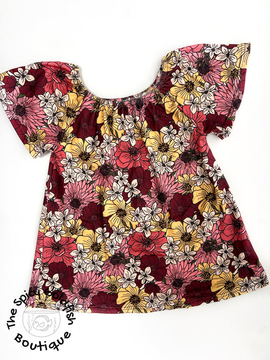 Mauve Floral Flutter