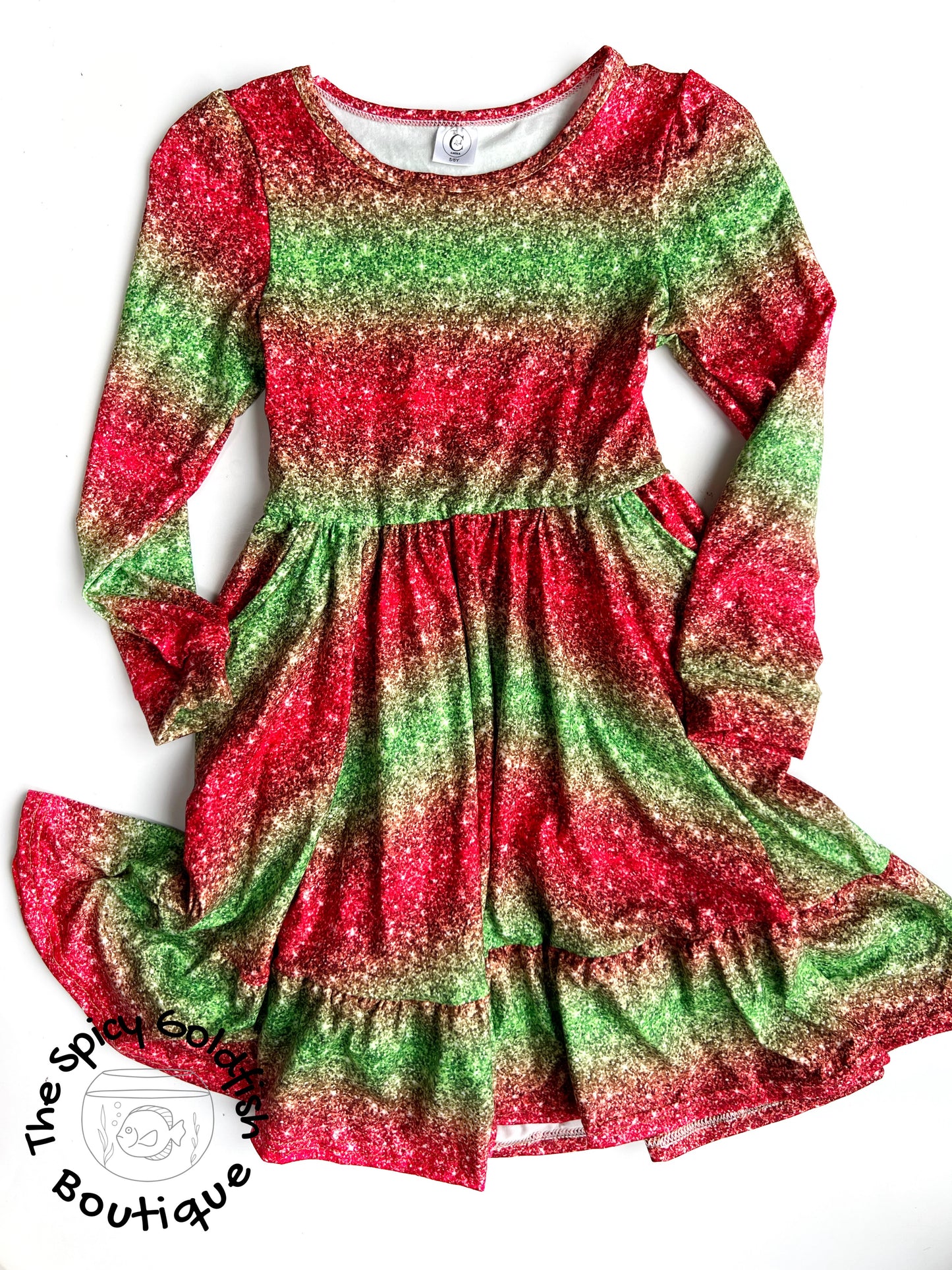 Red Green Glitter