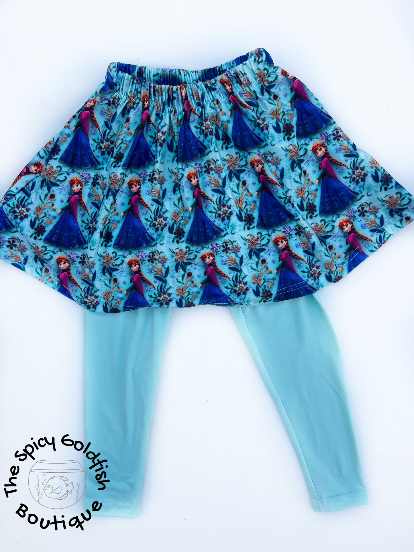 Anna floral skort leggings